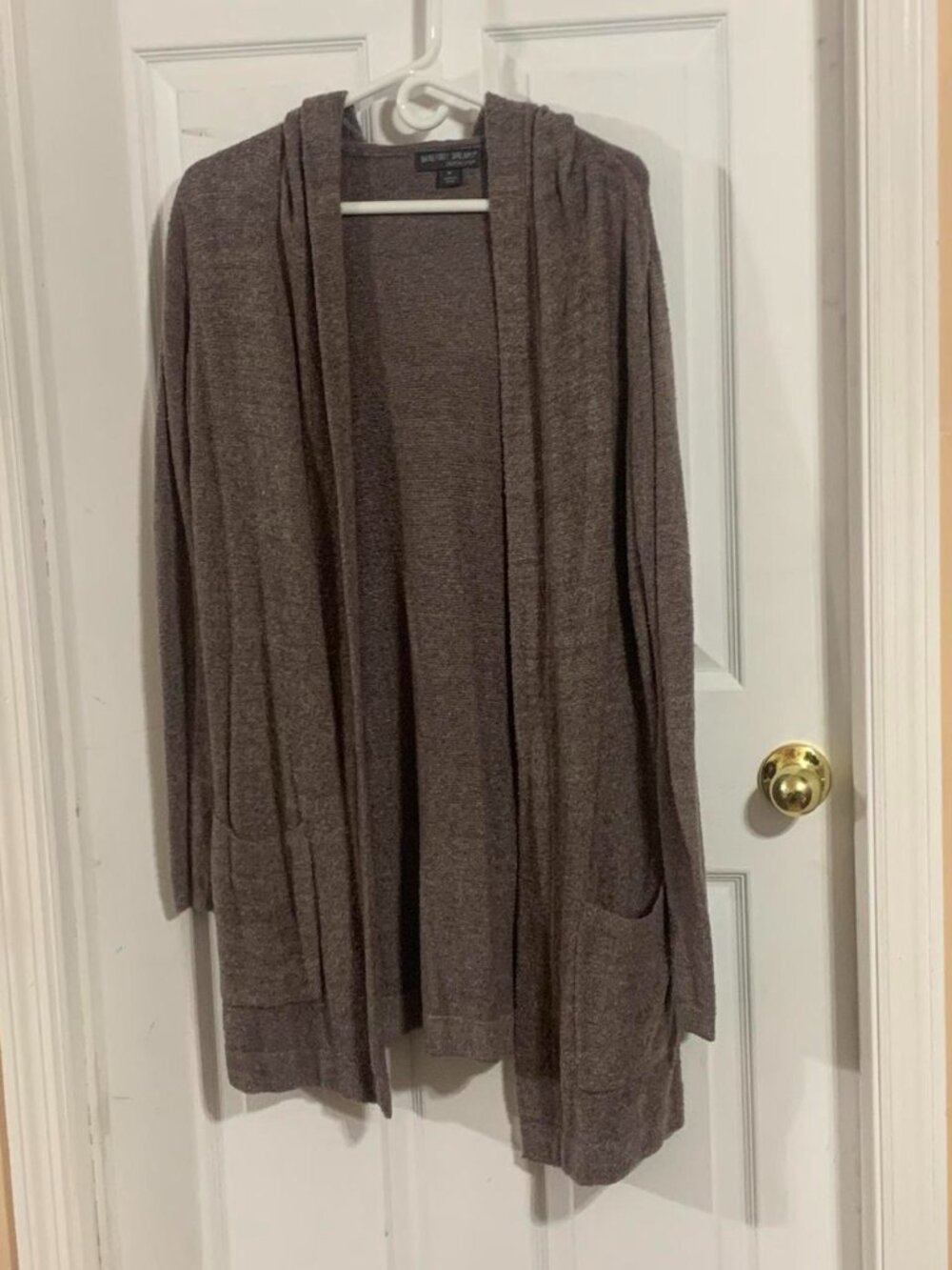 BAREFOOD DREAMS BROWN CARDIGAN WITH HOOD